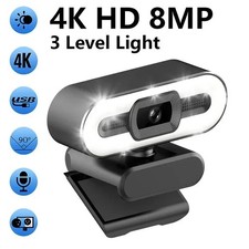 4K 2K 1080P HD Webcam Auto Focus USB Camera with Mic for PC Laptop Streaming picture