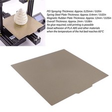 3D Printer Magnetic Build Plate 410x410mm Double Sided PEI Platform Tool Part picture