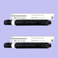 Compatible Canon GPR-55 GPR55 Toner, Set of CMYK / 2 Packs of Black picture