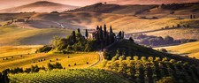 Landscape tuscany italy vineyard Custom Gaming Mat Desk picture
