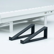 Keyboard Riser Stand – 1 Pair Raised Angle Computer Keyboard Holder, Portable picture