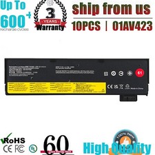 Lot*10 61 01AV422 01AV423 Battery for Lenovo Thinkpad T470 T480 T570 P51s P52s picture