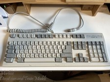 Vintage 1993 Acer Keyboard, JUP6511-T Din5, bilingual, Tested working_Rare picture