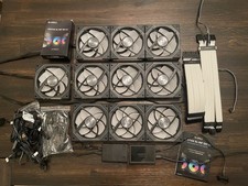 Lian Li UNI Fan SL-INF 120mm x10 + Lian Li Strimer Plus V2 24pin and Triple 8pin picture