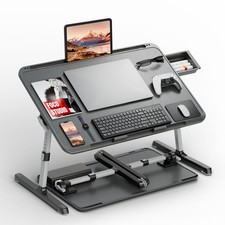 Adjustable Laptop Lap Desk, X-Large Foldable Bed Table Tray picture