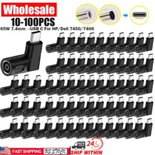 Lot Laptop Charger Converter TO USB Type C PD Power Charging Cable Adapter 7406 picture
