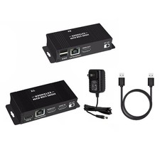 HDMI KVM Extender with USB KVM Control RJ45 60m over cat5e/6 Mouse Keyboard picture