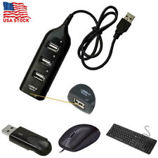 1pc Black USB 2.0 Hi-Speed 4-Port Splitter Hub For PC Notebook Plug & Play picture