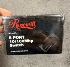 Rosewill RC-405 5-Port 10/100 Fast Ethernet Network Switch New Sealed. Computer picture