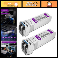 10G SFP+ LR Transceiver Module, Single Mode Fiber, 2 Pack, Compatible with Cisco picture