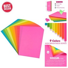 Pastel Colored Printer Paper - 180 Sheets, 90 GSM for DIY & School Projects picture