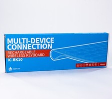 iClever IC-BK10 Multi Device Connection Rechargeable Wireless Keyboard - Works picture
