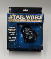 Vintage Star Wars Darth Vader PC Wired Computer Mouse New In Box    picture