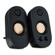 onn AC Powered Computer Speakers with Volume and Bass Controls, 7.32