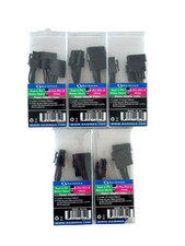 Dual 4-Pin Molex Male to 8-Pin PCI-E Male Power Adapter Cable 5.9in *LOT OF 5* picture