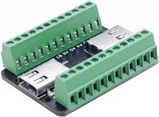 USB 3.1 Type C Female to Female Pass Through Adapter Breakout Board 24 Pin for D picture