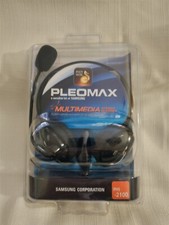 Samsung Pleomax multimedia stereo headset w/boom microphone PHS-2100. NIB picture