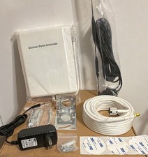 Outdoor Panel Antenna Kit for Router 698-2700MHz White Wired Coax picture