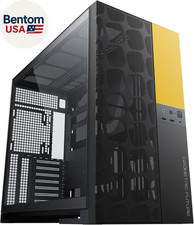 M5 Vent Mesh Front Panel Tempered Glass Mid Tower, E-ATX/ATX Gaming Case, High A picture