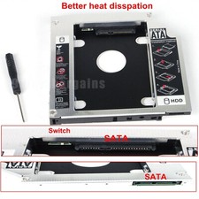 New 12.7mm 2nd HDD SSD Hard Drive Caddy For HP ProBook 6560b 6565b 6570b picture
