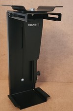 Mount-It Under Desk CPU Holder Black MI-7150 picture