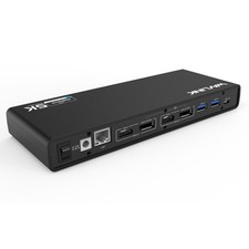 DisplayLink Docking Station 2 Monitors Dual 4K@60Hz Display 2HDMI 2DP 6x USB3.0 picture