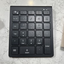 Lekvey 28 Key Bluetooth Wireless Number Pad Rechargeable for Laptop picture