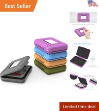 Secure Multi-Color Hard Drive Cases for 3.5 Inch Storage - 5 Pack with Features picture