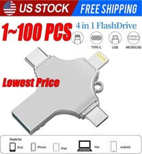 USB 3.0 Flash Drive 128GB Type C Memory Photo Stick for iPhone Android iPad Lot picture