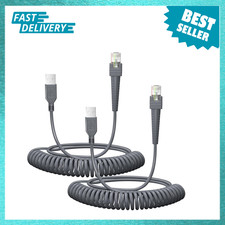 Scanner Charger Cable Coiled USB for Zebra DS9208 LS1203 LS2208 LS2207 LC4208 picture