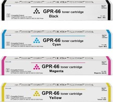 GPR-66 GPR66 Toner 4 Pack CMYK Direct Replacement for Canon imageRUNNER DX picture