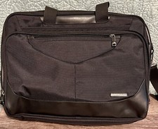 Samsonite Ballistic Tech Locker Briefcase Laptop Bag Blk Padded RFID Excellent picture