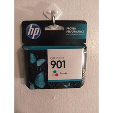 HP 901 CC656AN140 Tri-Color Ink Cartridge Warranty Ended 11/2015 - New OEM picture