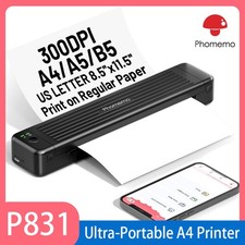 Phomemo P831 Portable Printer Wireless Bluetooth Small Printer A4 for Travel lot picture