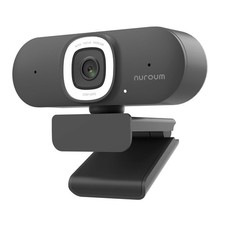 V15AFL 2K Webcam with Ring Light for Streaming, Autofocus Webcam for PC w/Noi... picture