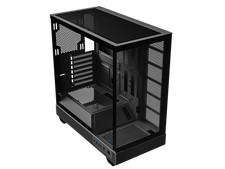 DIYPC IDX6-BK-NF Black Dual USB3.0 / Type C Tempered Glass ATX Gaming Computer C picture