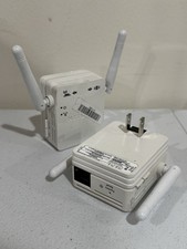 Pair Of NETGEAR WN3000RPv2 Universal WiFi Range Extender White With EthernetPort picture