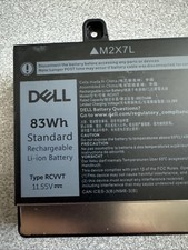 New Genuine RCVVT Battery 83Wh for Dell Precision 7670 7680 7770 NWDC0 X26RT picture