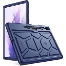 For Samsung Galaxy Tab S7 FE Tablet Case (2021) Heavy Duty Shockproof Cover Blue picture