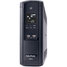CyberPower CP 1350 AVRLCD 1350VA UPS Backup Simulated Sinewave NO-BATTERIES APC picture