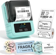 Phomemo M120 Label Printer Bluetooth Thermal Barcode Sticker Label Maker picture