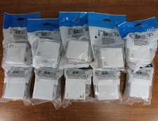 Leviton - 41089-2WP - 2-Port QuickPort Surface Mount Housing - White - Lot of 10 picture