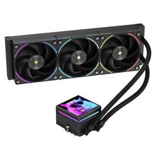 Coolleo ICE Apex Vision 360 Black AIO CPU Liquid Cooler LCD Display AM5 LGA1700 picture