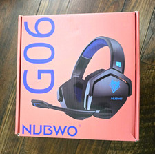 NUBWO G06-BT Wireless Gaming Headset Bluetooth/USB Dongle Boom Mic Very PERI picture