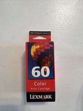 New Genuine Lexmark 60 Tri-Color Ink Cartridge 17G0060 picture
