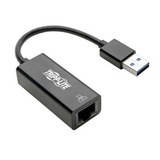 Tripp Lite U336-000-R USB 3.0 SuperSpeed to RJ45 Gigabit Ethernet Adapter Black picture