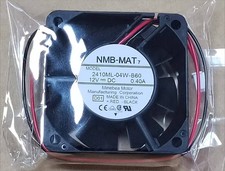 10pcs NMB-MAT 2410ML-04W-B60 60*60*25MM 0.40A 12V DC two-line axial cooling fan picture
