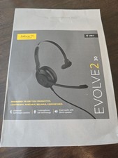 NEW SEALED - Jabra Evolve2 30 MS 2 Built-in Microphones Wired Headset Black picture
