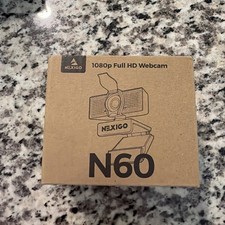 NexiGo N60 1080P HD Webcam w/ Microphone & Privacy Cover New In Box picture