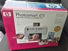 HP Photosmart 475 GoGo Photo Printer 1.5 GB Memory New Open Box picture